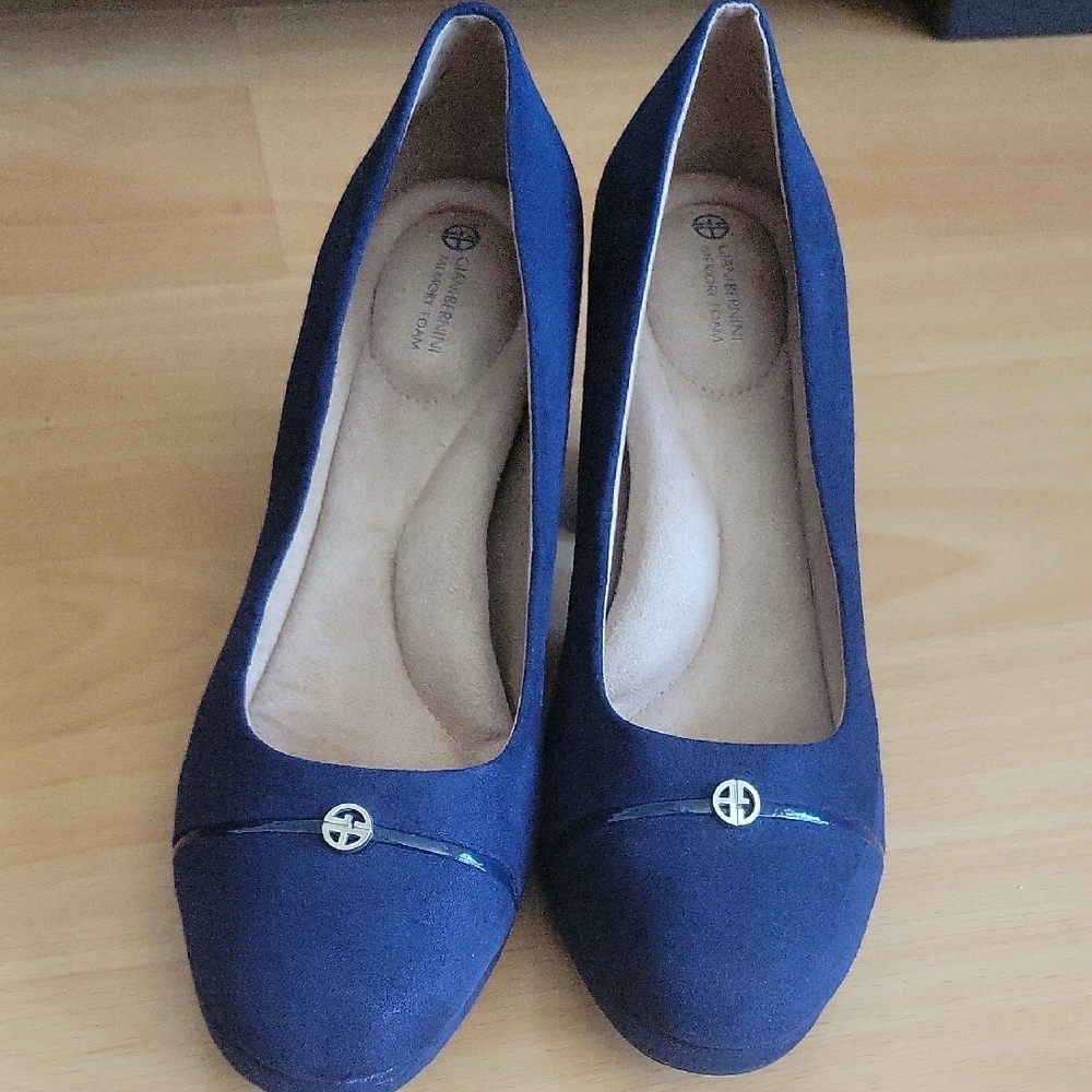 Giani Bernini Blue Heeled Shoes